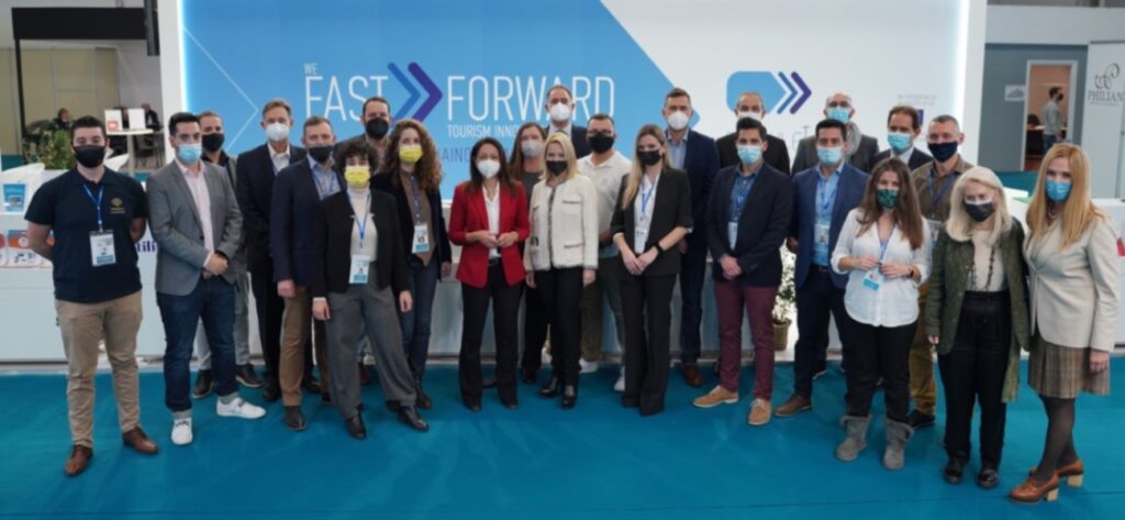 Campsaround at Philoxenia 2021 with the other Capsule T teams