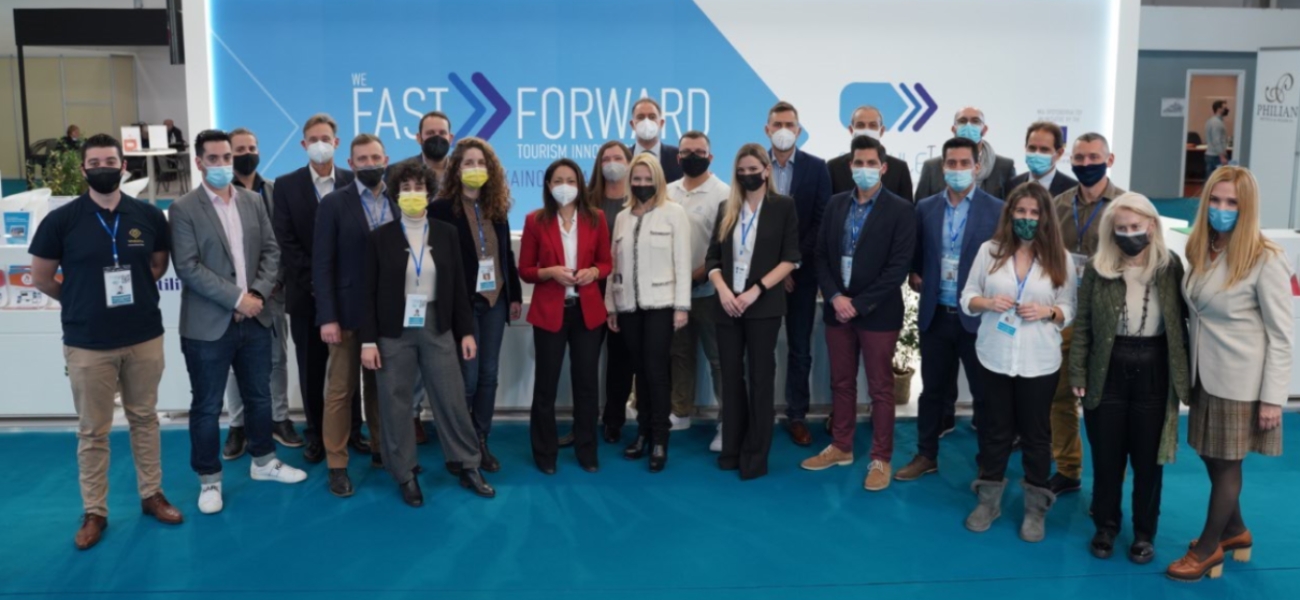 Campsaround at Philoxenia 2021 with the other Capsule T teams