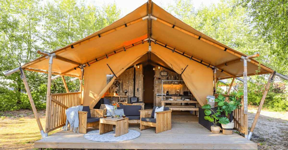 Glamping safari tents. Book online unusual places to stay in Campsaround