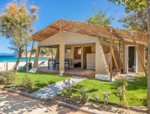Glamping chalkidiki armenistis in sithonia greece. Best glamping in greece. Family campsites.