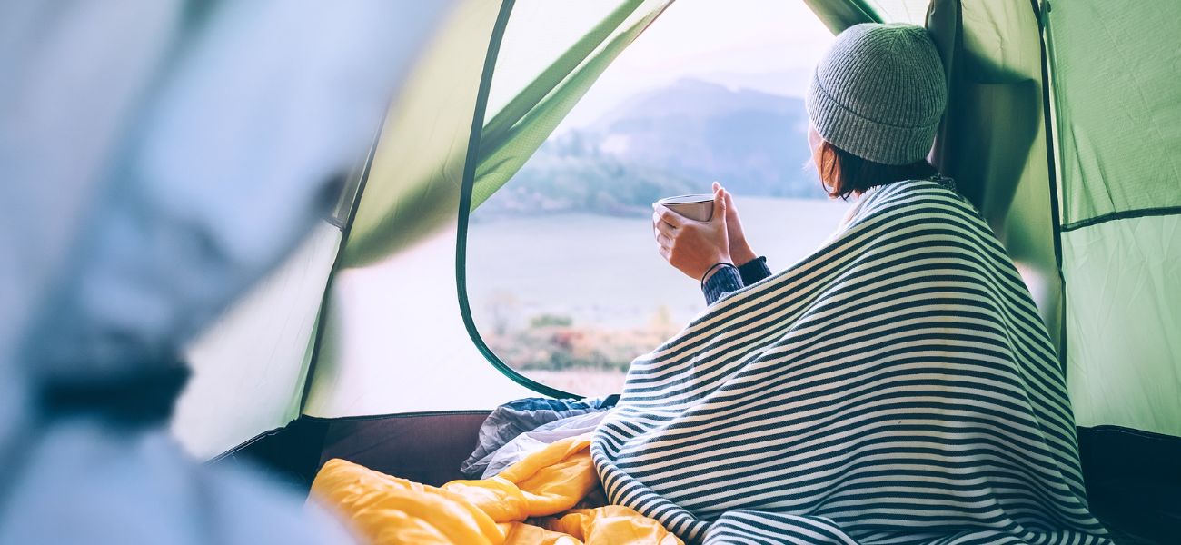 Camping in Autumn Rain