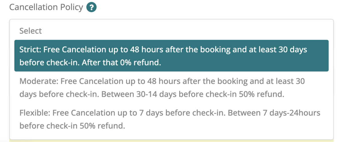 what are the cancellation policies at Campsaround