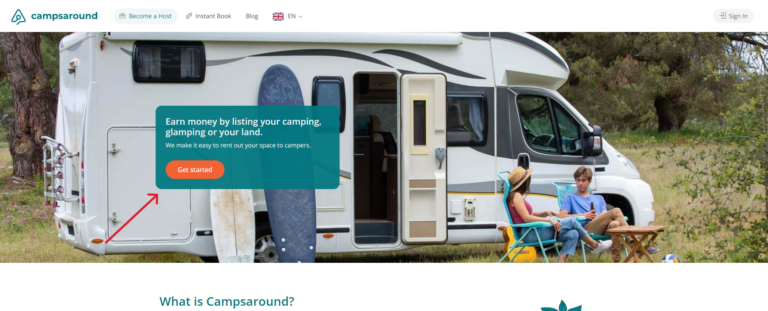 A web page providing information on how to get started as an rv owner.