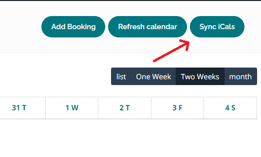 A calendar with the option to add, reschedule, and manage bookings from multiple channels (ex. Airbnb).
