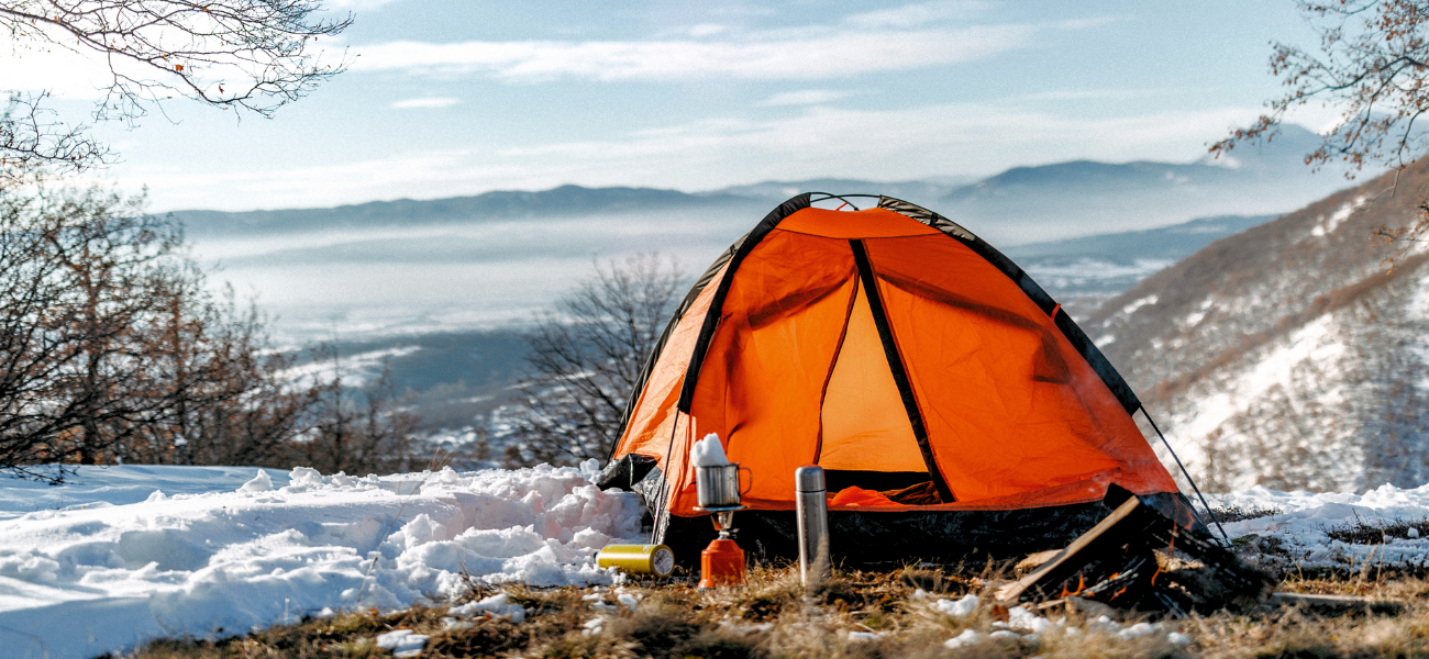 Camping in the mountains