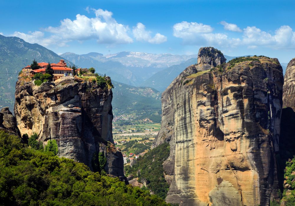 Discover the monasteries of Meteora in Greece, South Europe's gems, with exclusive glamping and adventure travel packages by Campsaround.