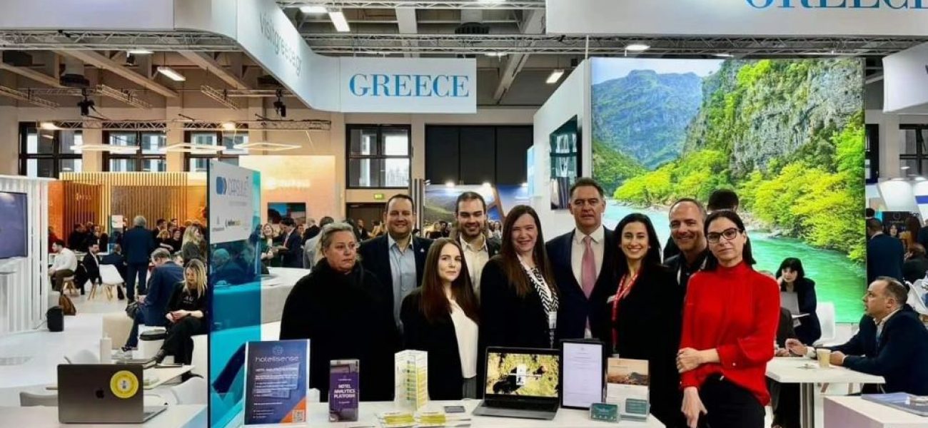 Campsaround's booth during ITB Berlin 2024.