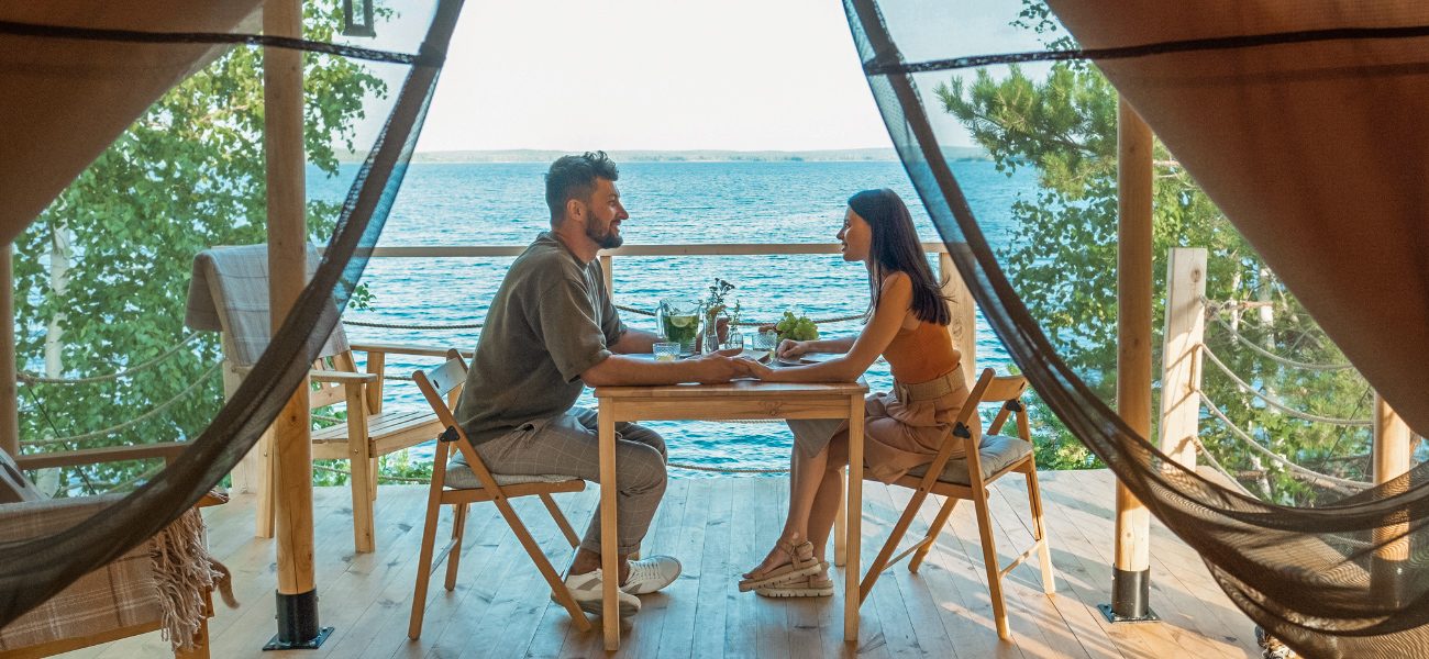 Valentines' day couples glamping getaways